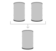Two oil barrels into one